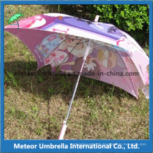 Square Shape Colorful Folower Printing Kids Umbrella